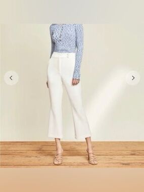 Veronica Beard NWT Lino Suiting Pant - Size 4 - Off white